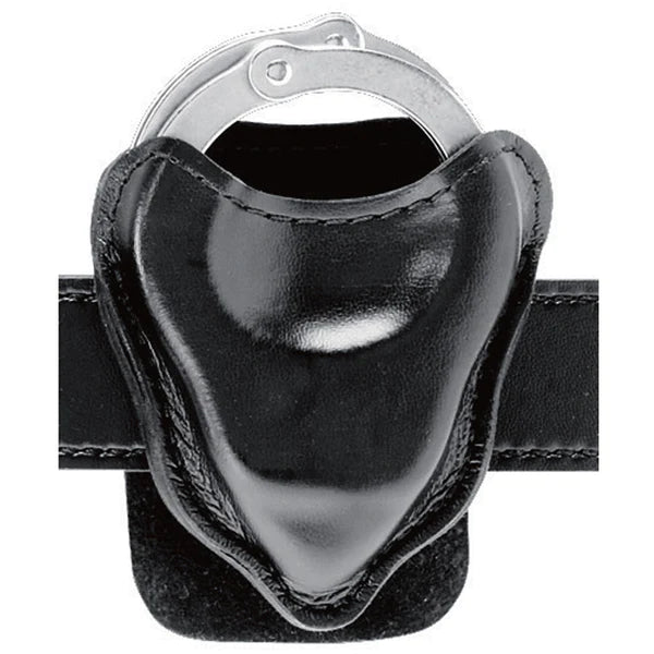 104075- Safariland 590 Leather Open Top Handcuff