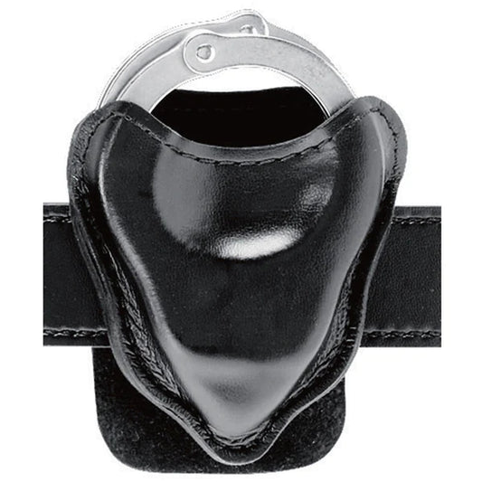 104075- Safariland 590 Leather Open Top Handcuff