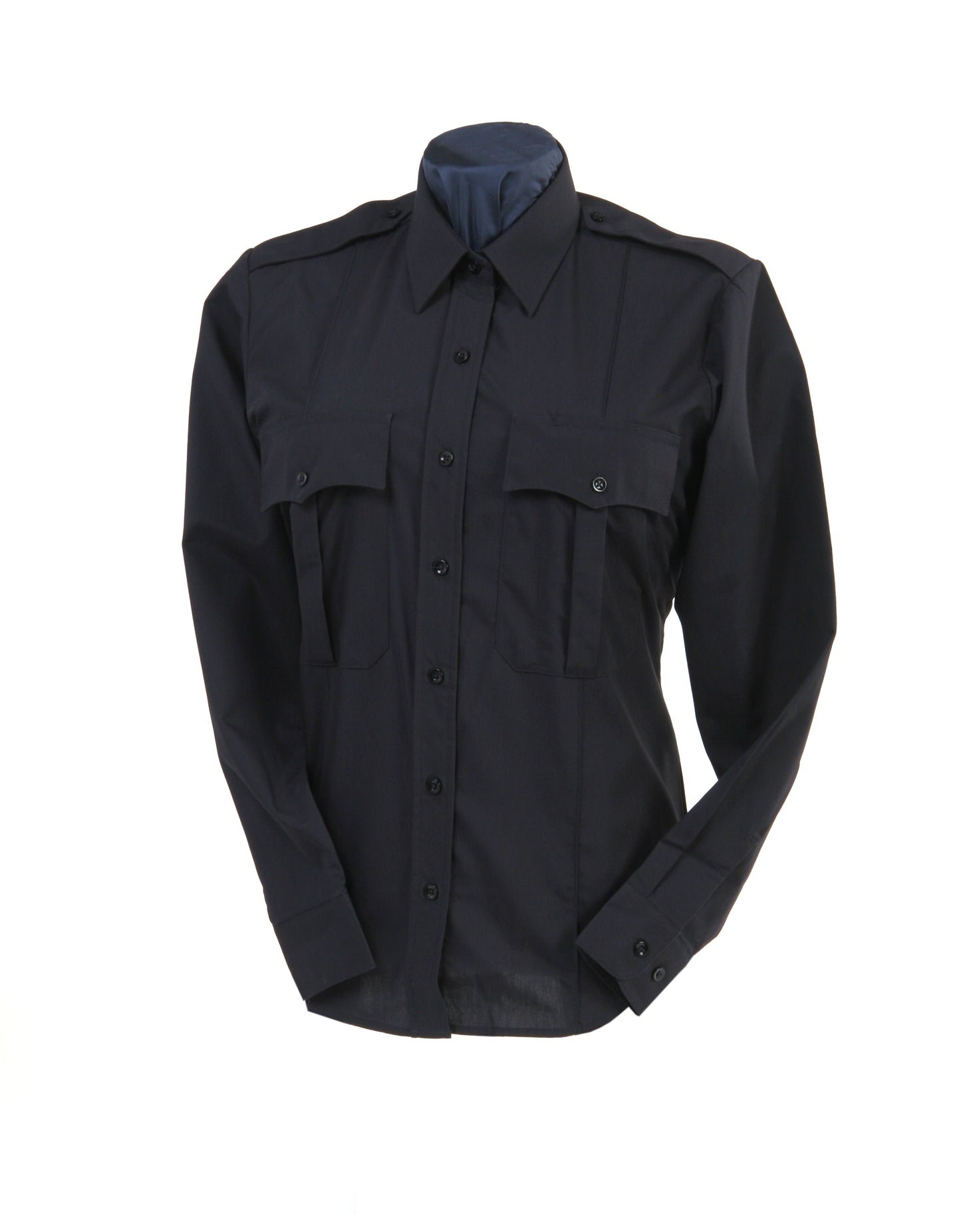 STLAW-104879-Female Navy LS Shirt