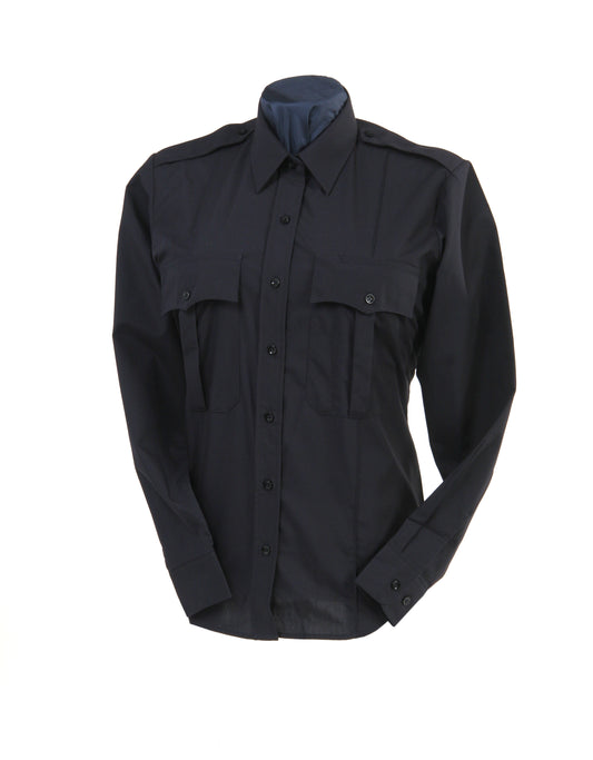 STLAW-104879-Female Navy LS Shirt
