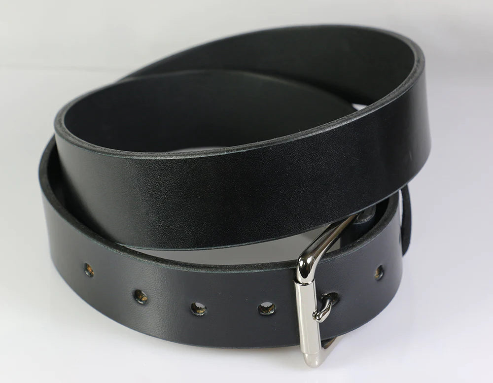 COM-104859- Leather Black dress Belt