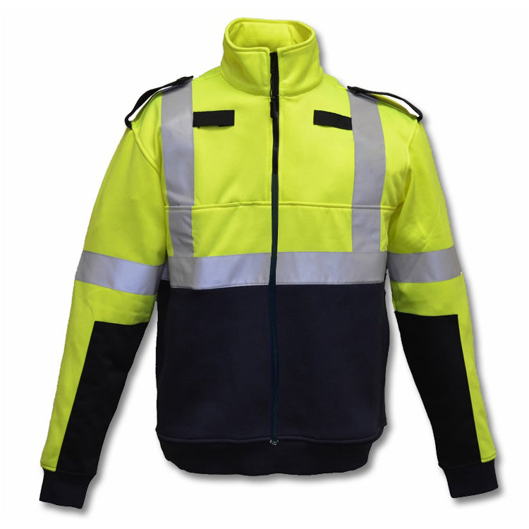 OT100874-Hi-VIS Fleece NAVY/Yellow