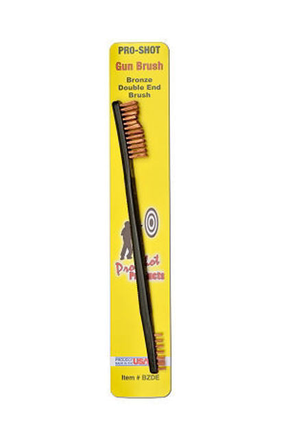 104049-Gun Brush Double End Bronze