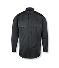 104222- Unisync Men Black Tactical LS Shirt