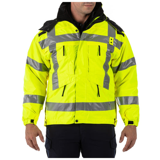 104732-3-IN-1 REVERSIBLE 5.11 HIGHVISIBILITY PARKA